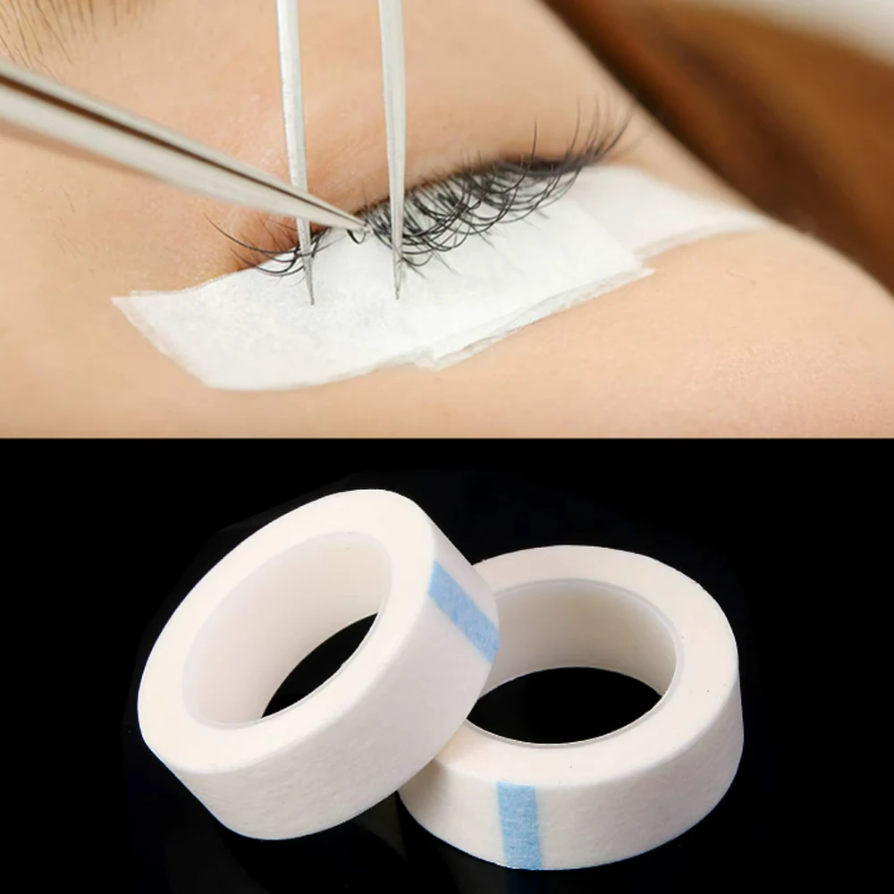 1-3 rouleaux de ruban de papier pour Extension de cils, bandes de papier médicales respirantes, Extension de cils, autocollant de paupière, outils de Patch de maquillage