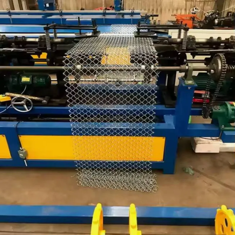 High Speed Chain Link Fence Machine/Diamond Mesh Making Machine For Chicken Cage