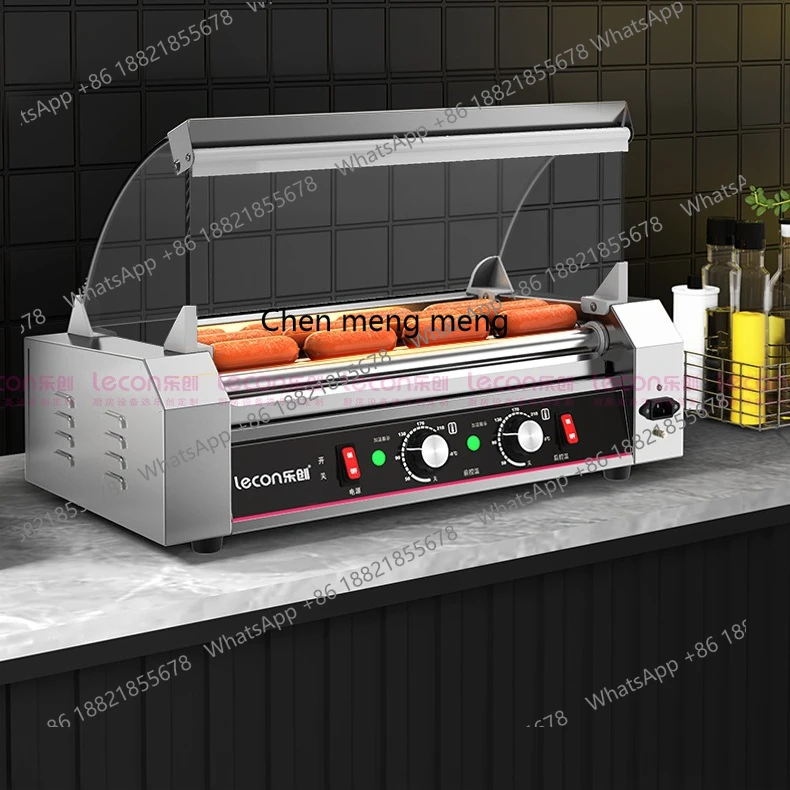 

Factory sausage machine stall convenience store commercial 7 tube 9 tube hot dog machine can be customized voltage plug