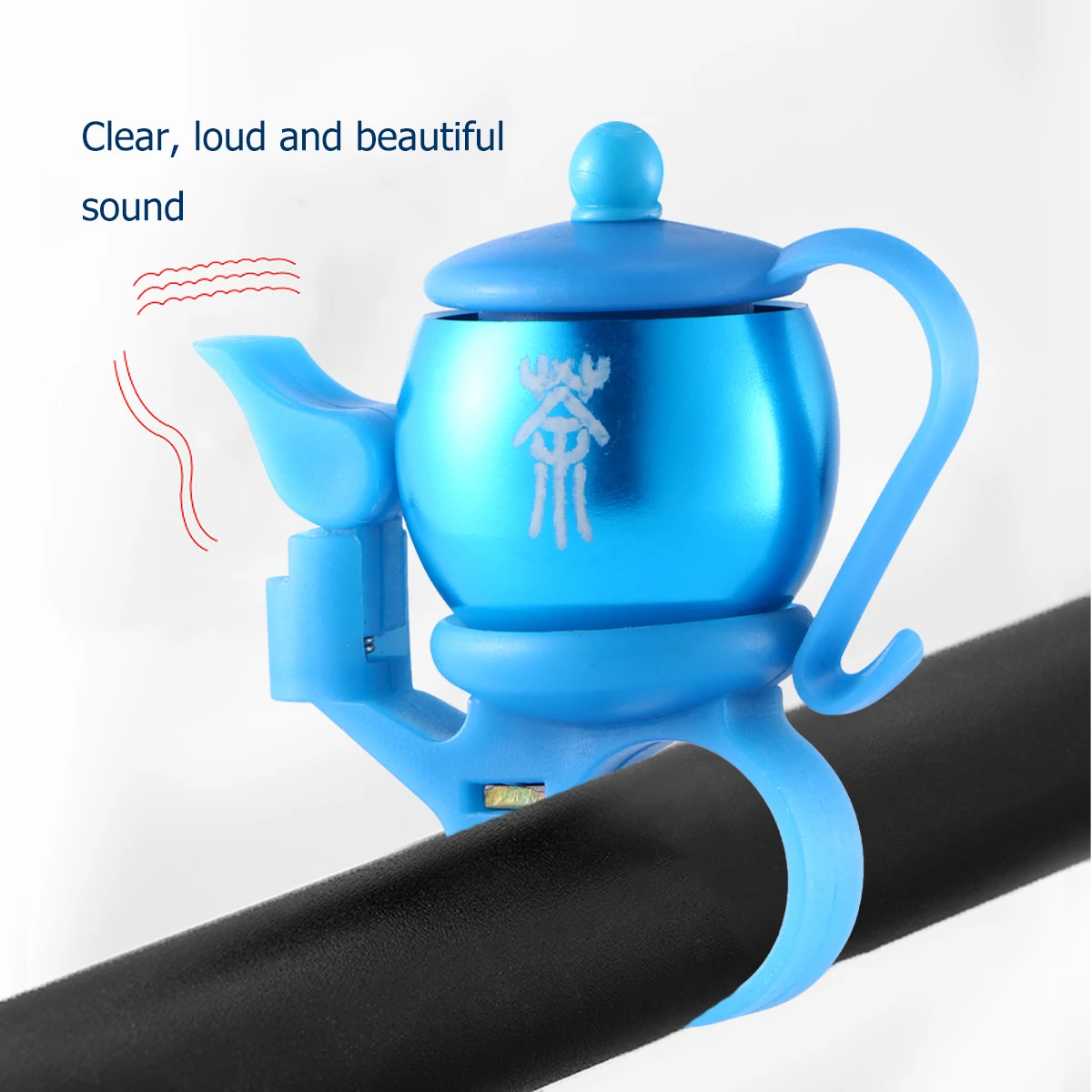 

4pcs Loud Lightweight Mini Bike Bell Teapot Horn Mountain Cycling Safety Compact Durable Easy Installation Rotating Sound