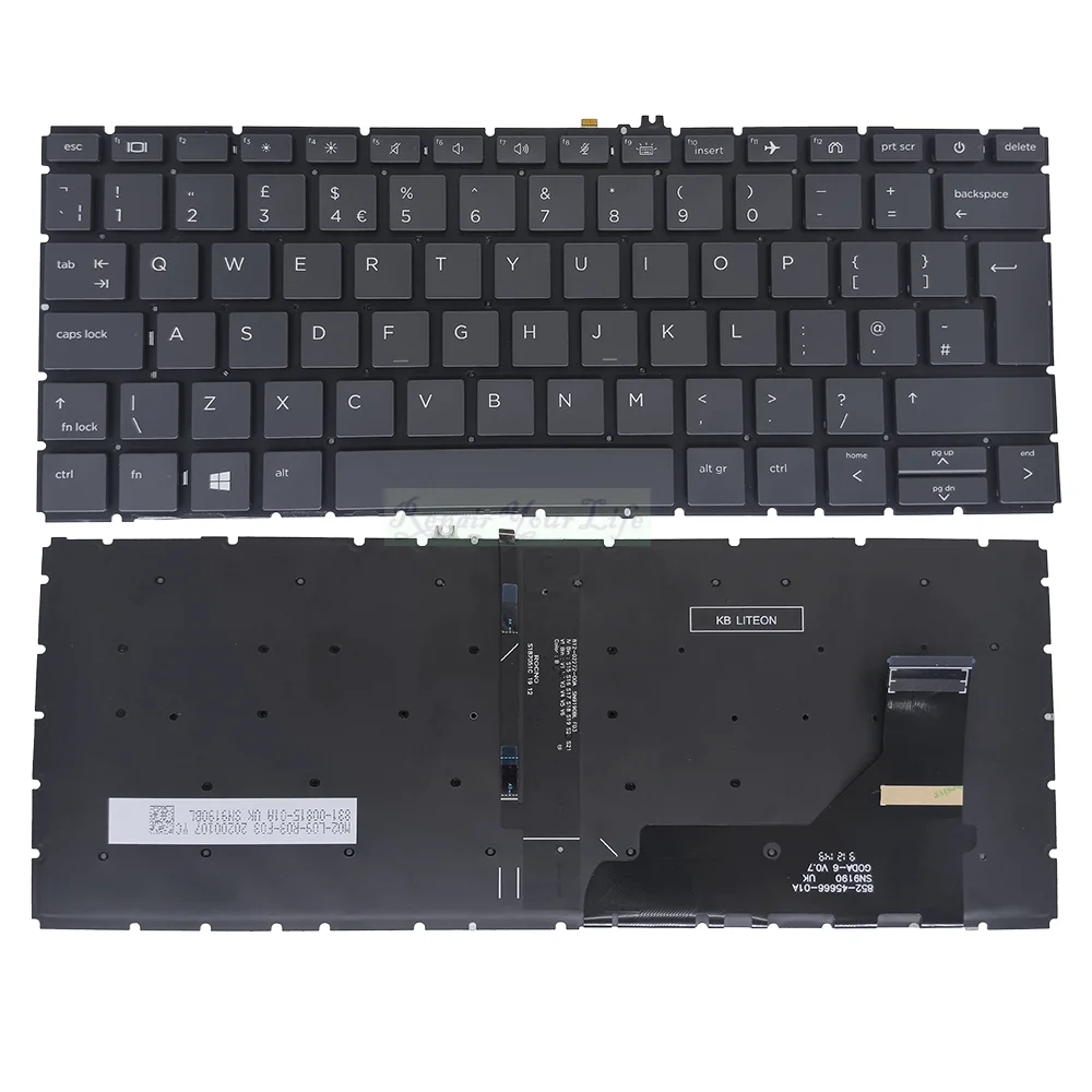 

US UK Backlit Keyboard for HP ProBook 630 G8 635 G7, 635 Aero G7, 635 Aero G8 English Notebook PC Keyboard Backlight