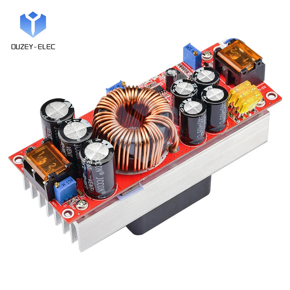 DC 10V~60V to DC 12V~90V 40A Boost Converter Adjustable Voltage Regulator Power Supply Module Constant Voltage/Current Board