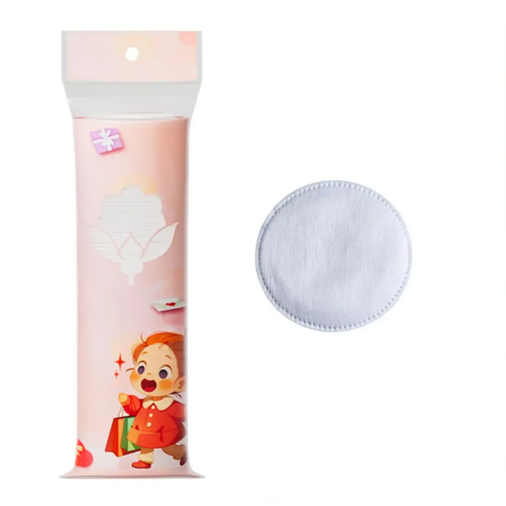 Gentle Round Cotton Makeup Pads Thickened Three Layer Face Wipes Lint Free Cleaning Accessory For Daily Beauty Care Routine