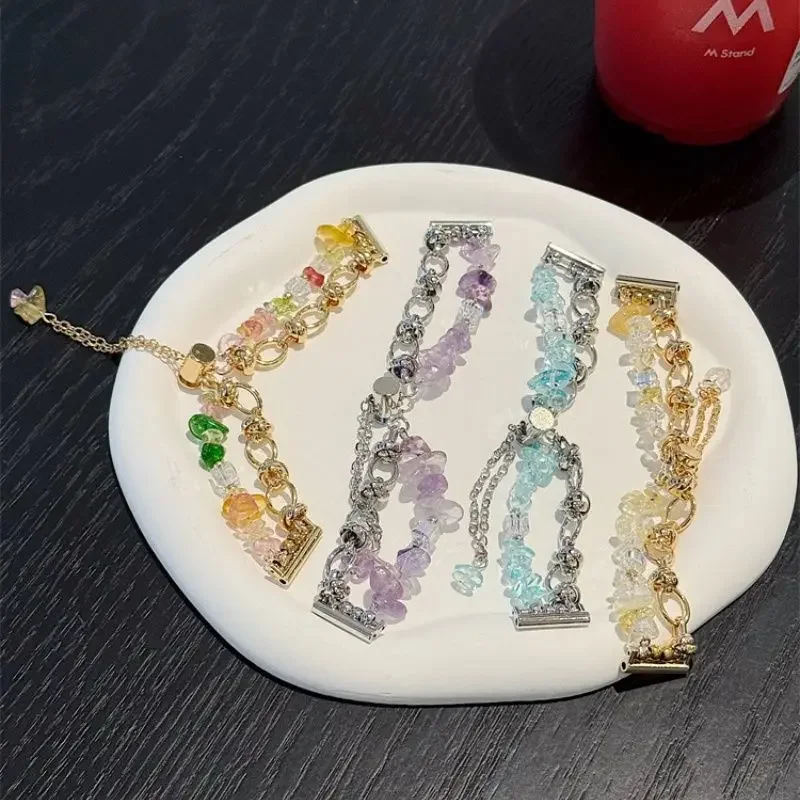 Natural broken bead bracelet suitable for Huawei GT5/GT5 Pro/GT4/GT2/3/4 22mm/20mm/18mm watch straps