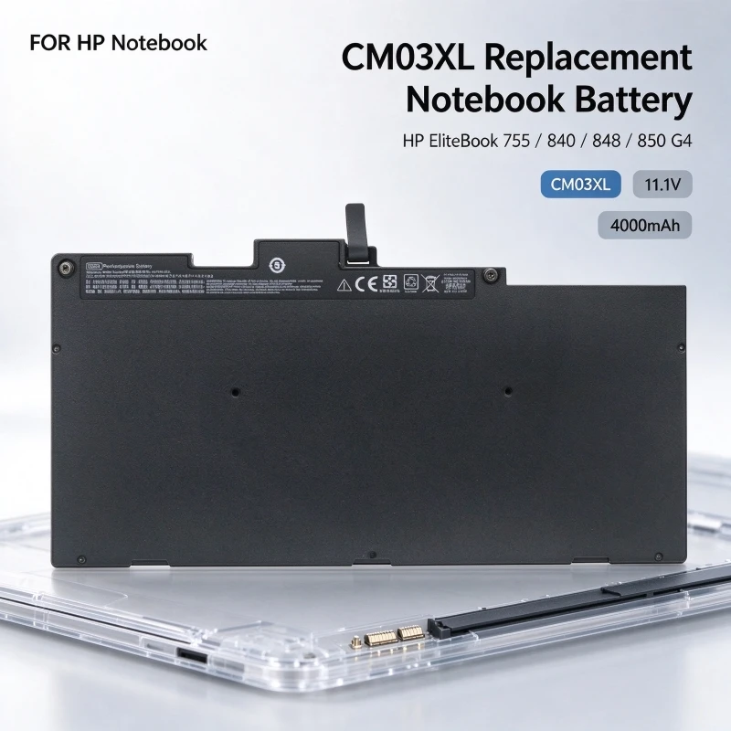 CM03XL Replacement Notebook Battery for HP EliteBook 755 840 848 850 G4 HSTNN-IB7L Laptop