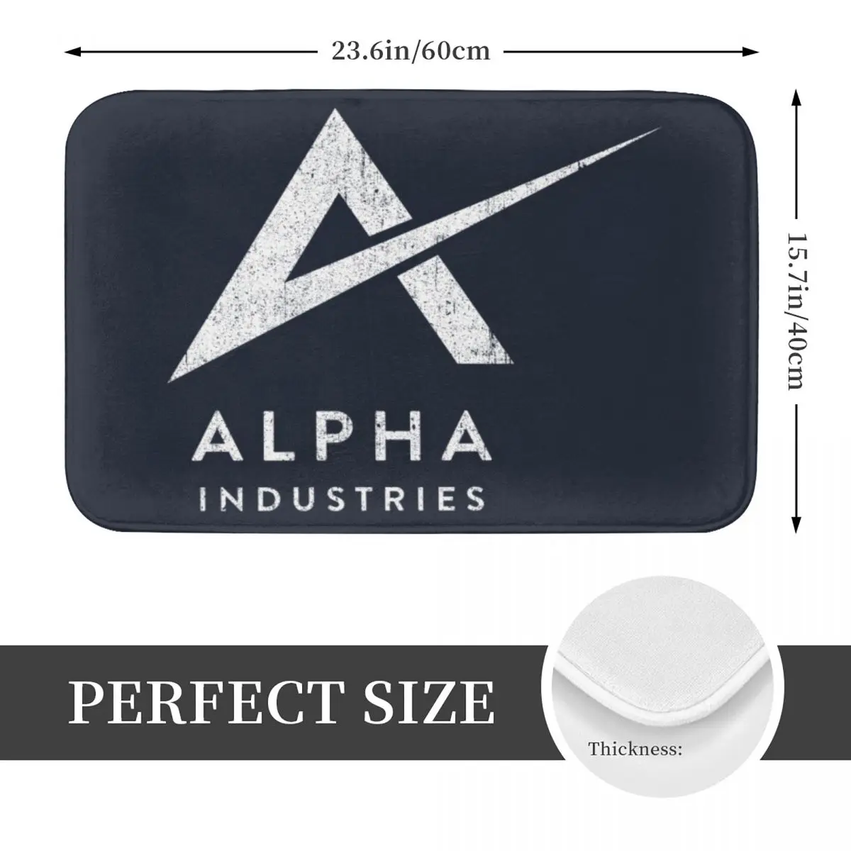 Alpha La Industries Knives Out Glass Onion Anti-slip Doormat Floor Mat Carpet Rug for Kitchen Entrance Home Balcony Footpad Mats