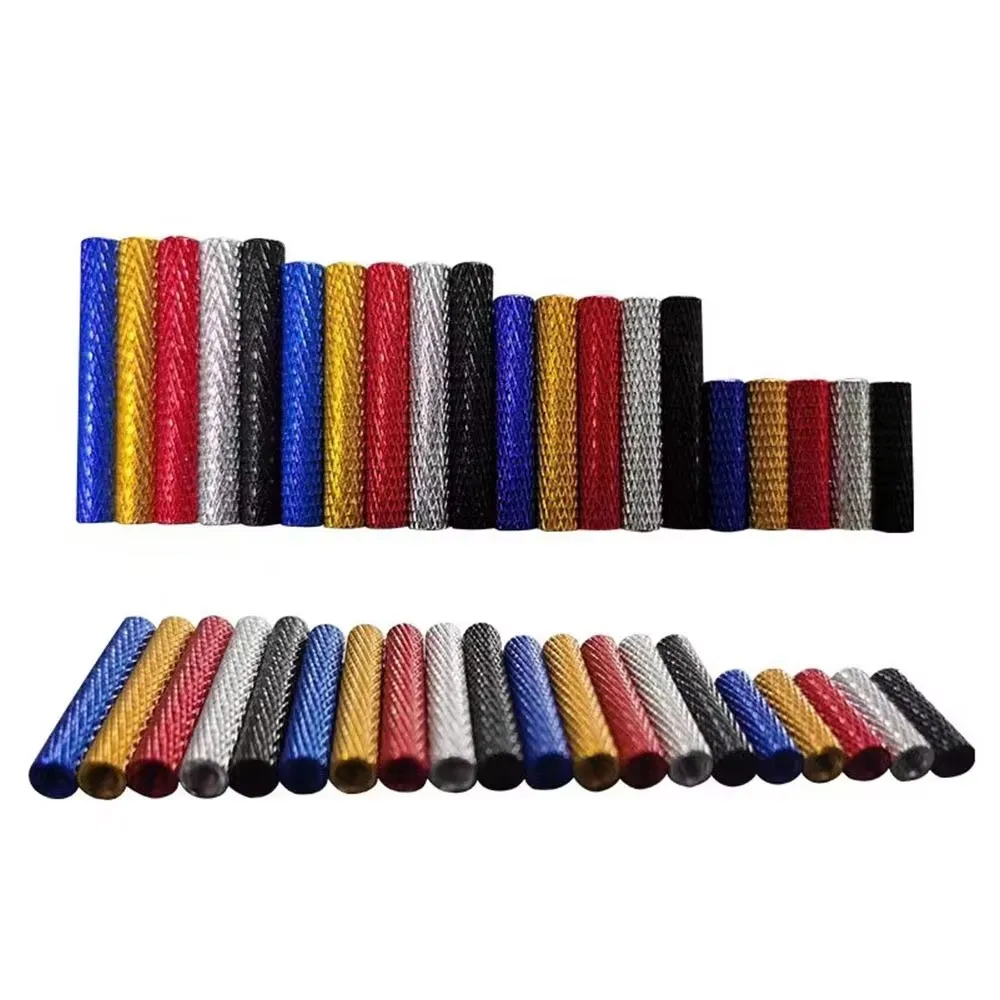 20pcs  M3 Checkered Aluminum Column Length of 10 mm to 50 mm bolt Fasteners for RC Frame four Axis Aircraft