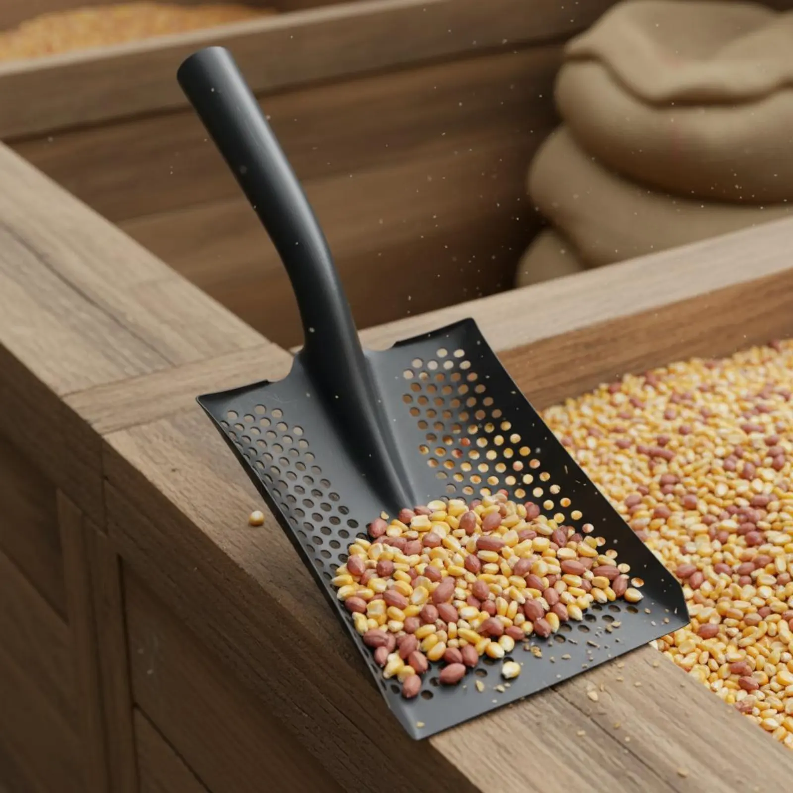 2 Pieces Hole Drain Shovel Heavy Duty Perforated Shovel Garden Tool Easy to Penetrate Ground Long-Lasting for Farm Use
