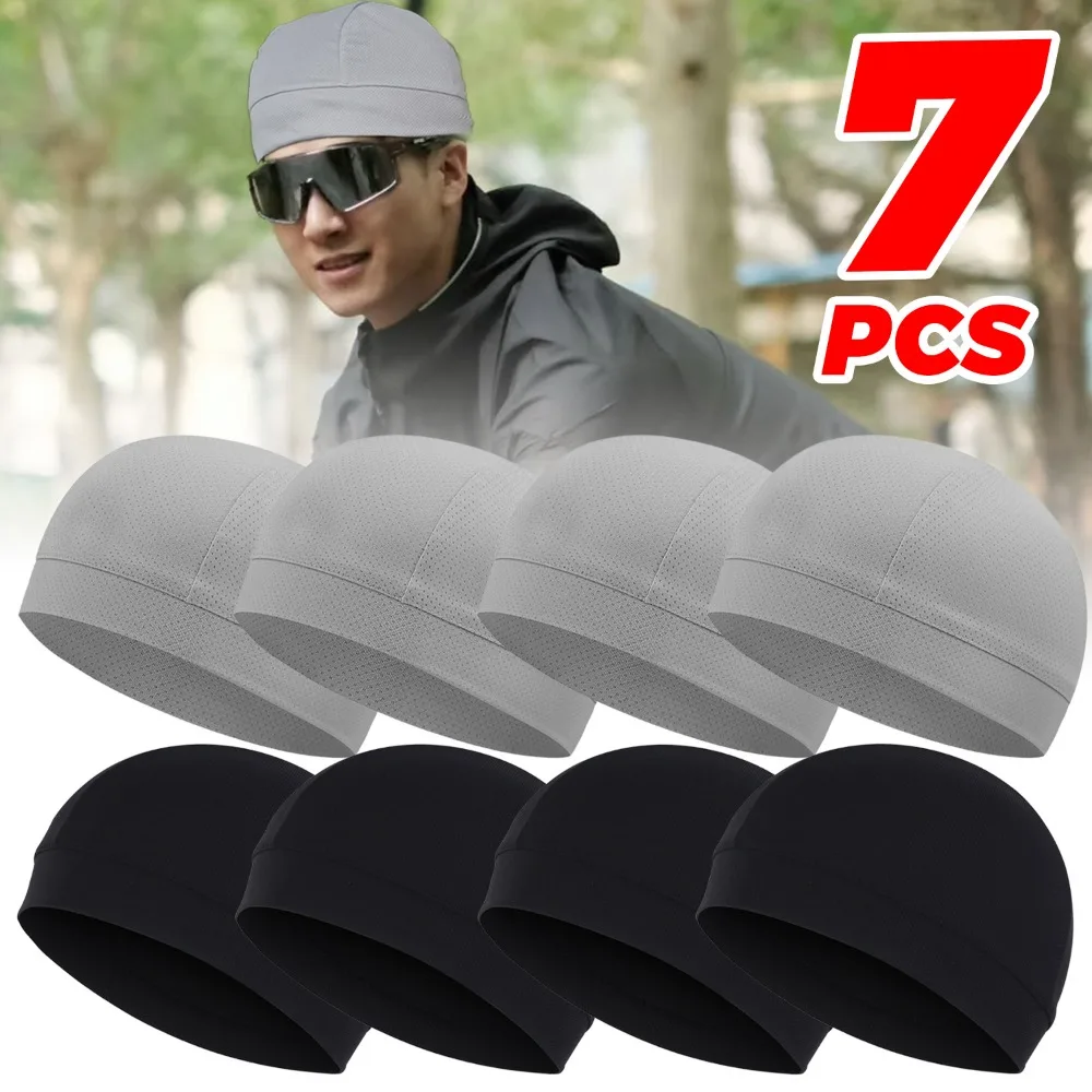 

Cycling Helmet Liner Moisture Wicking Sports Hat Breathable Quick Dry Running Cap Elastic Fitness Beanie Men Women Outdoor Gear