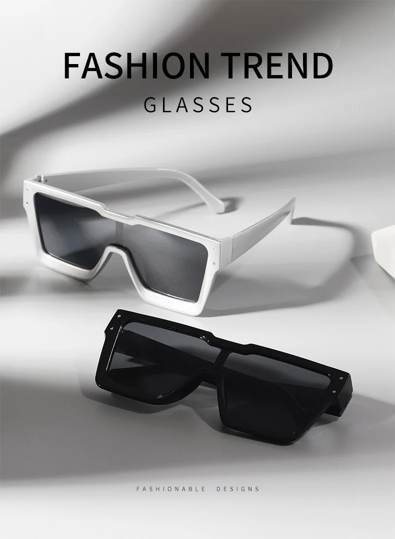 Neue Vintage Quadrat Sonnenbrille Frauen Männer Marke Rechteck Sonnenbrille Weibliche Oval Brillen Oculos De Sol für Männlich Weiblich Brillen – Detail 1