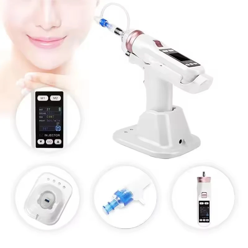 Ez Pistolet na wodę podciśnieniową Meso Jet Injection Meso Gun prp Pistolet wtryskowy Mesoterapia Dermapen Needle Facial Machine