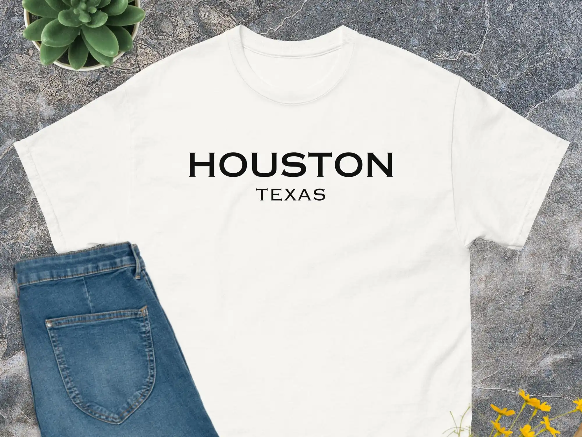 

Houston Texas Trip Comfort Colors T Shirt Travel