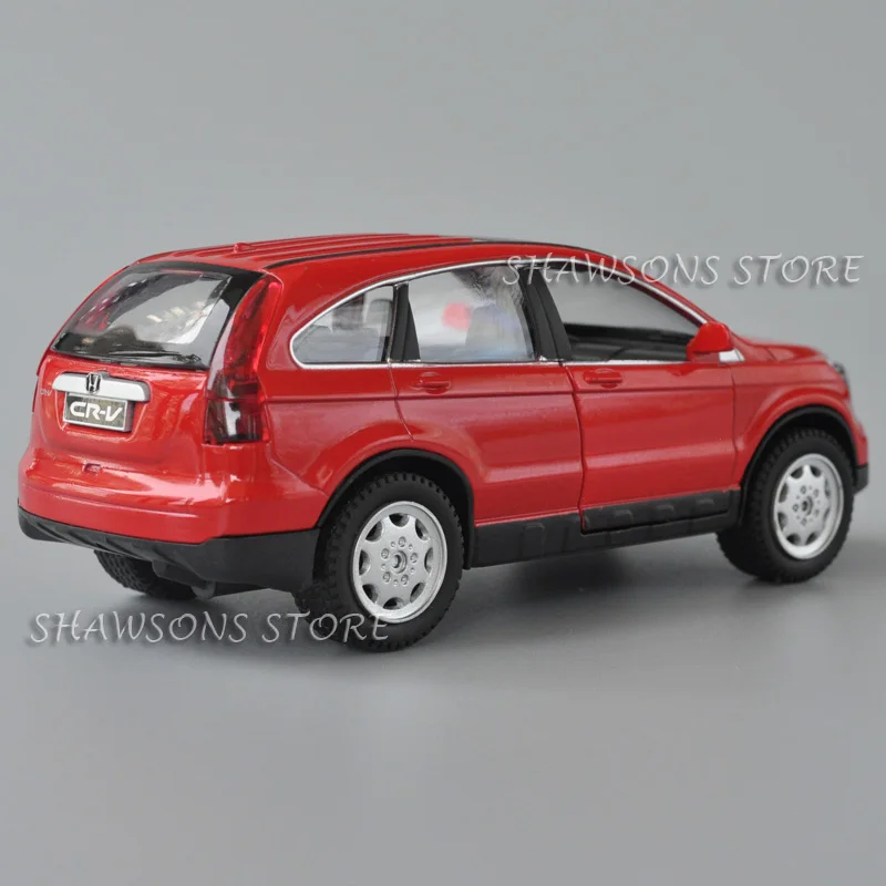 1:32 Scale Diecast Model Car Toys CRV SUV Pull Back Miniature Replica With Sound & Light