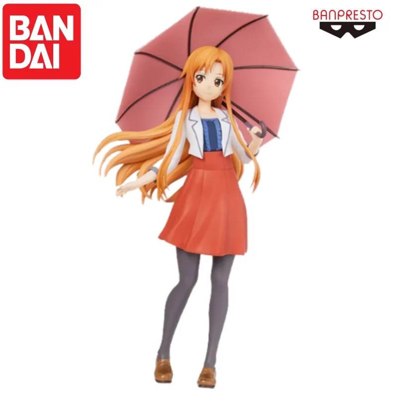 

Bandai In Stock Original Banpresto Yuuki Asuna Doll Brand New Boxed Action Figure Animation Peripherals Anime Characters Garage