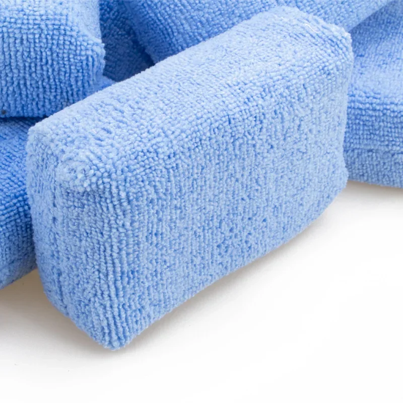 1/3/5/6PCS Car Cleaning Sponge Cloths Car Cleaning Cloths Car Wax Polishing Pad Car Detailing Microfiber Applicators