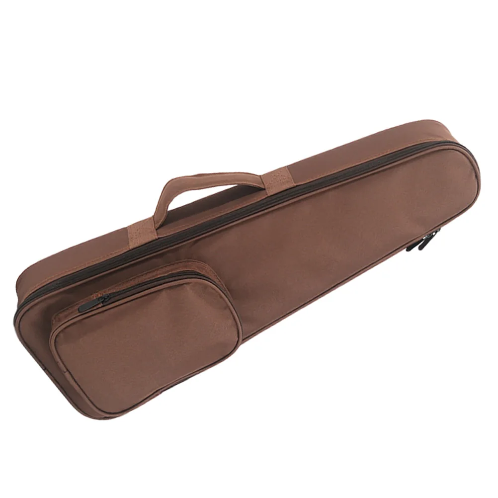 

Ukulele Bag 23 Inch Deep Brown Waterproof Case for Small Guitar Travel Portable Gig Pouch Oxford Cloth Durability Musical