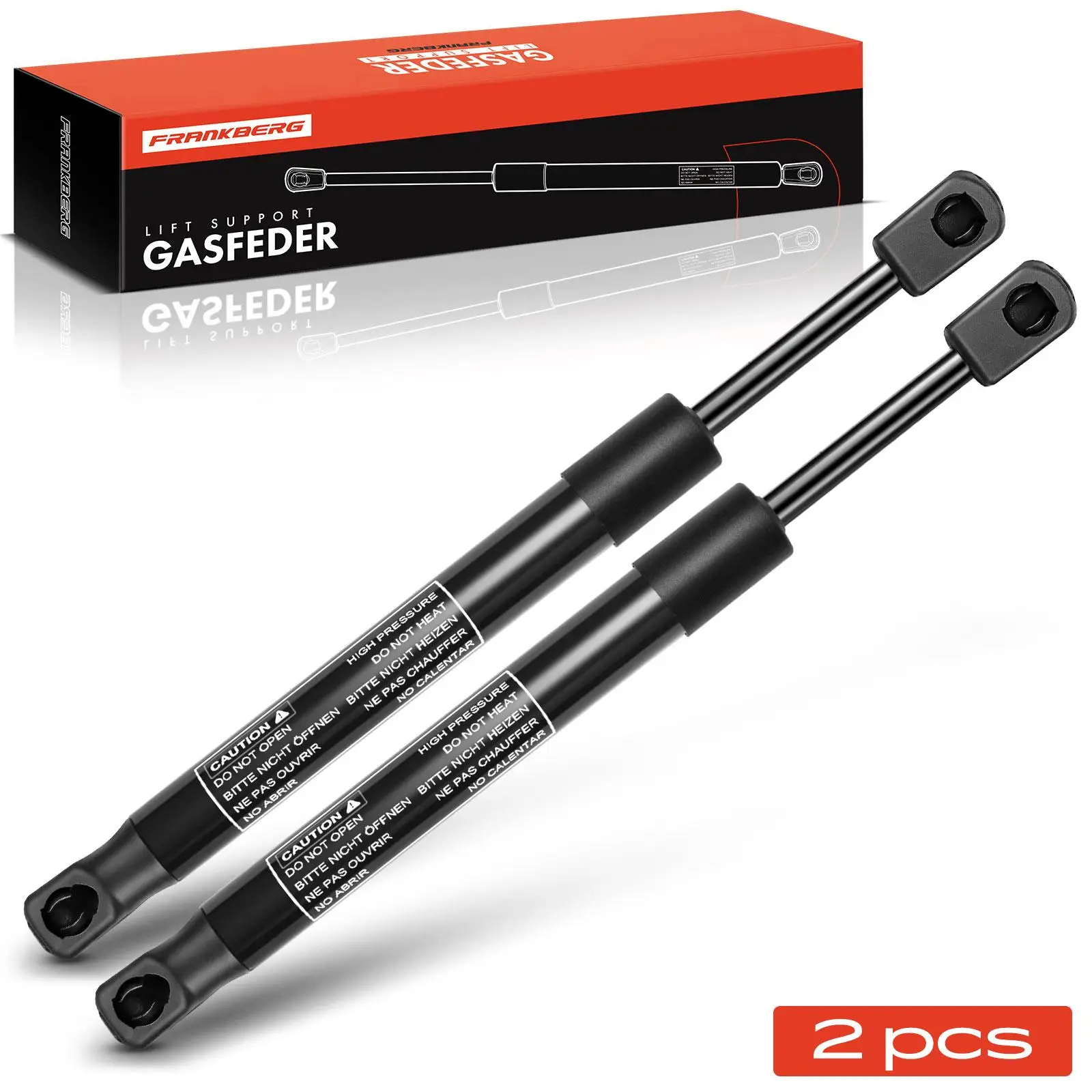 Frankberg 2x Gasfeder Dämpfer Heckklappe für Mercedes-Benz CLK A209 Cabriolet 2003-2010 2099800464 6590 8478UQ Q1A2099800364