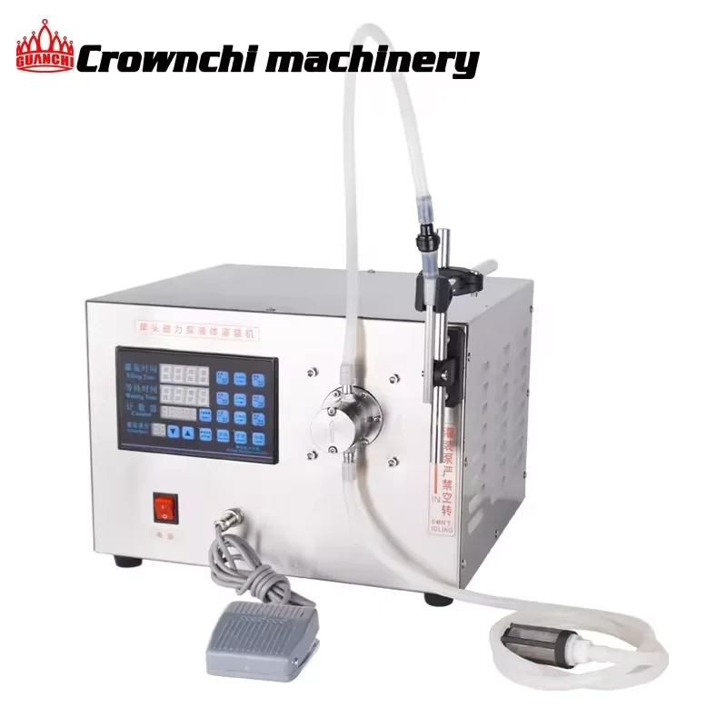 Small Corrosion Prevention Magnetic Pump Liquid Filling Machine Corrosion Liquid Acid and Alkali Liquid Filling Machine