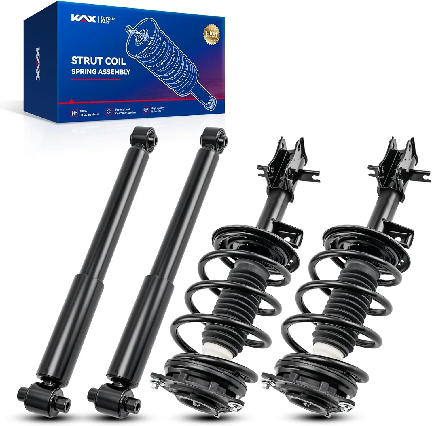 

Front Rear Struts for Nissan Sentra 2007-2012 Front Rear Shocks Quick Complete Struts Assembly, Replace 172378 172379 5639-4Pcs