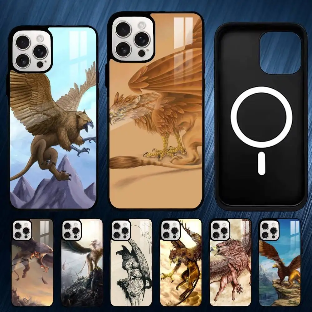 

G-Griffin Phone Case For iPhone 17,16,15,14,13,12,11,Plus,Pro,Max Magsafe Magnetic Wireless Charging