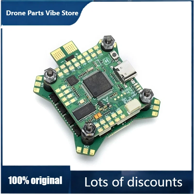 

Контроллер полета FyOriginal BLITZ F745 55A 2-6S Stack с полетным контроллером BLITZ F745 / регулятором скорости BLITZ E55 4-в-1 для FPV