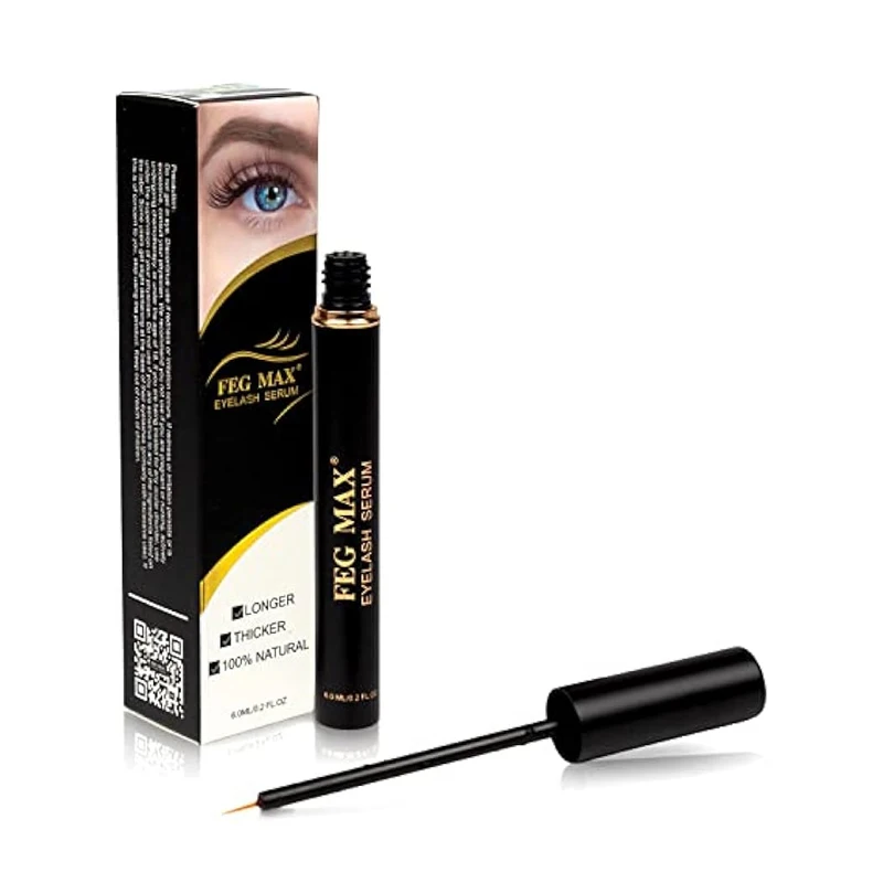 FEG Max Eyelash Essence For Eyelashes Eyebrows Fast And Effective Growth Can Make Eyelashes Longer Darker