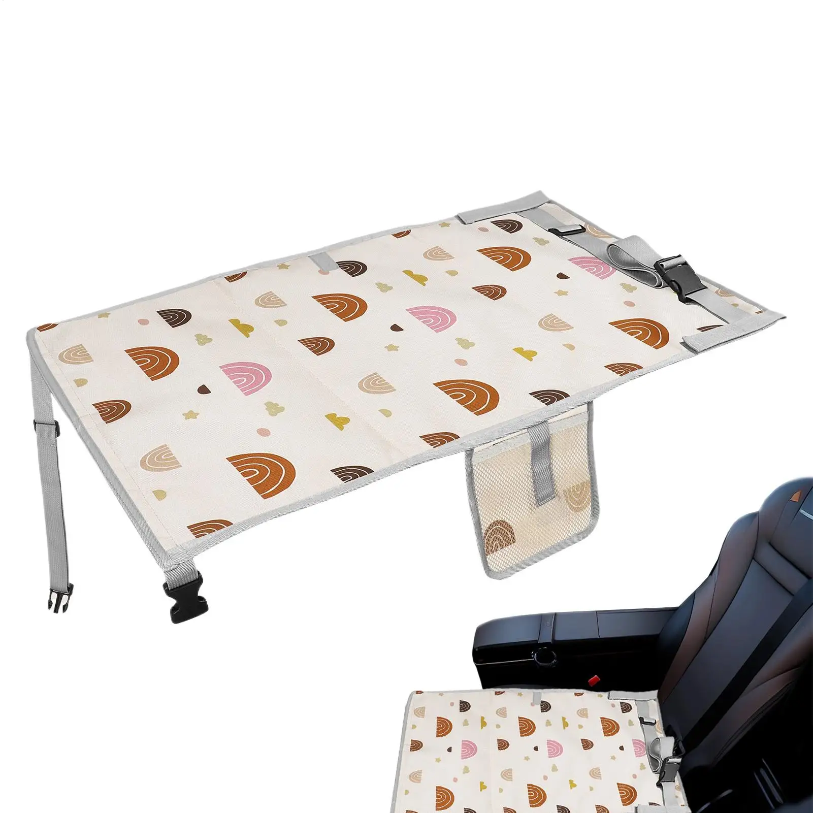 

Toddler Airplane Bed Waterproof Baby Airplane Seat Extender Travel Bed Travel Must-have Lightweight Baby Plane Sleeping Pad For