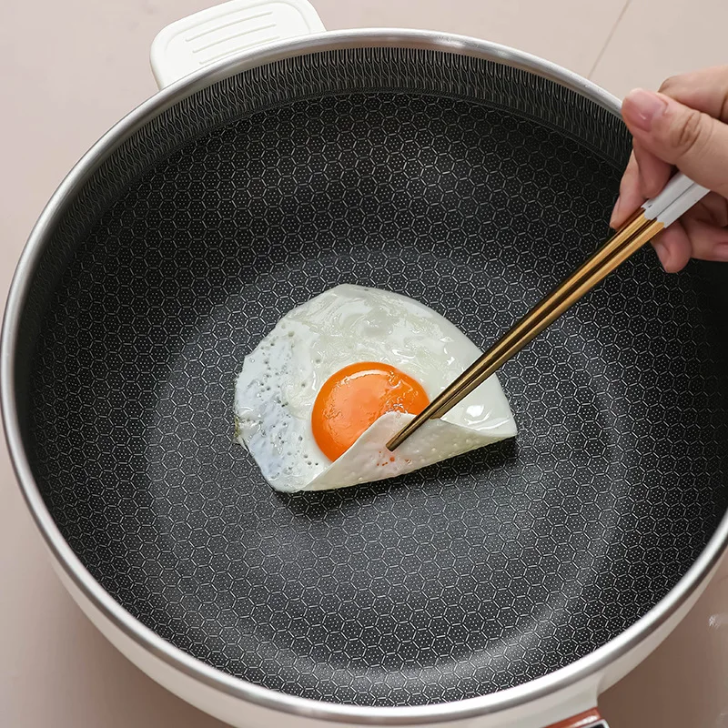 4.5 L Smart Frying Pot Multifunctional Cooker Non-stick Frying Pot Large Capacity Hot Pot 1~4 People