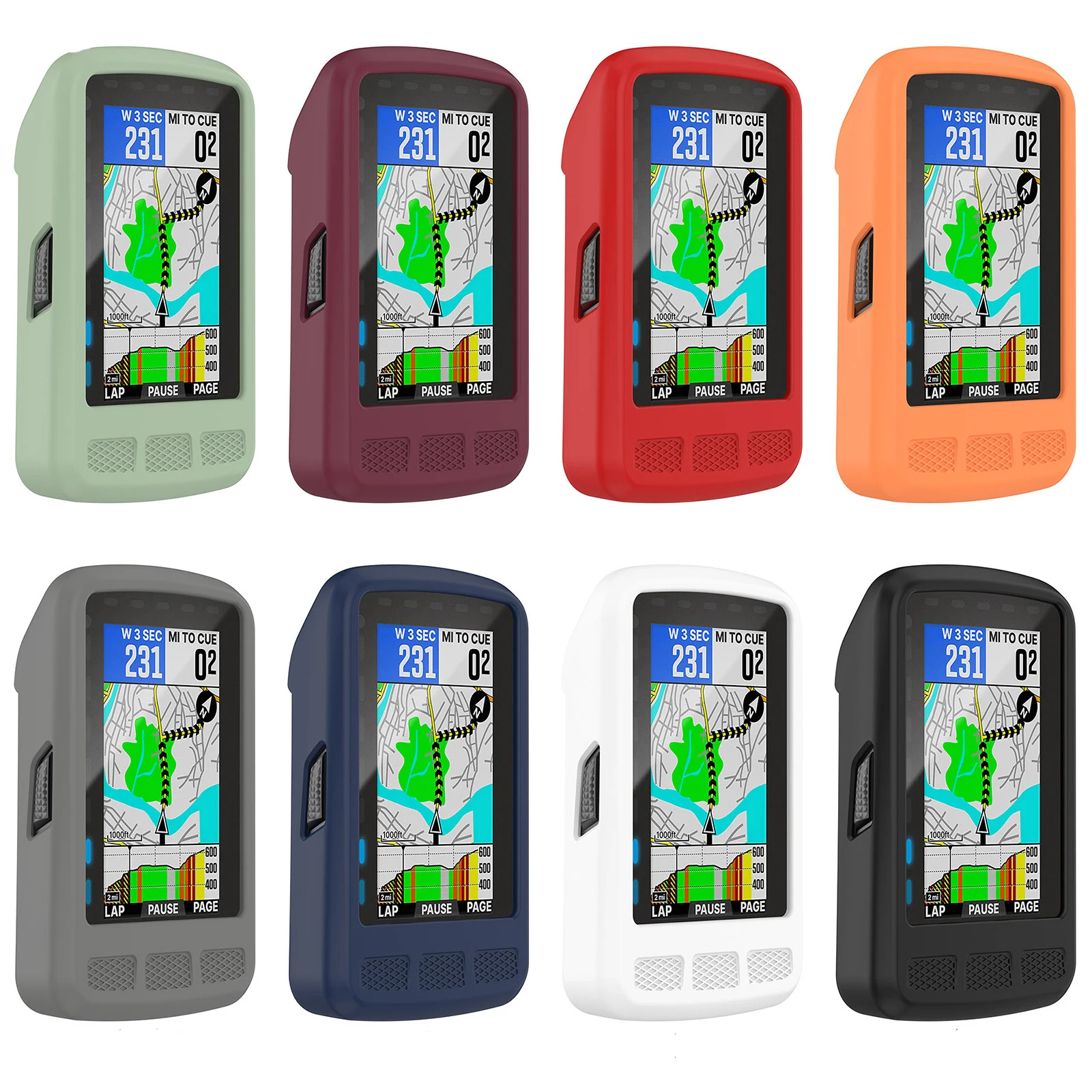 Suitable For Wahoo ELEMNT ROAM Silicone Case WFCC4 Protective Case Soft And Comfortable Lightweight Fall Prevention Practical