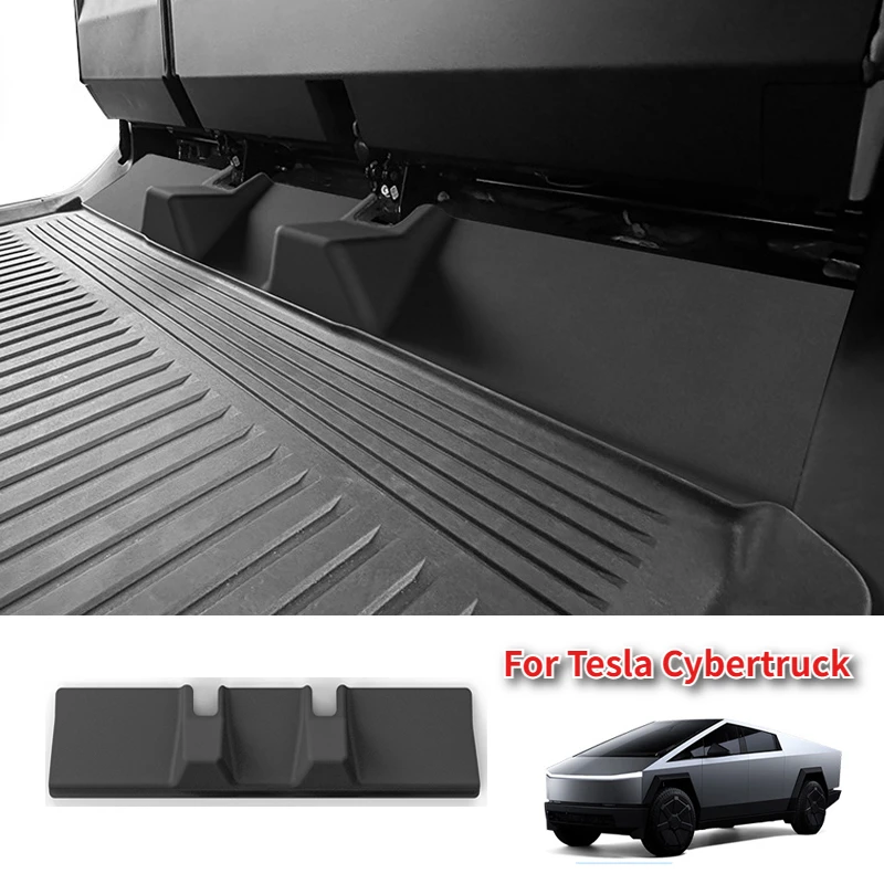 

For Tesla Cybertruck 2025 Rear Seat Lower Protective Pad TPE Rear Seat Anti-kick Pads Protective Plate Car Pickup Accessories