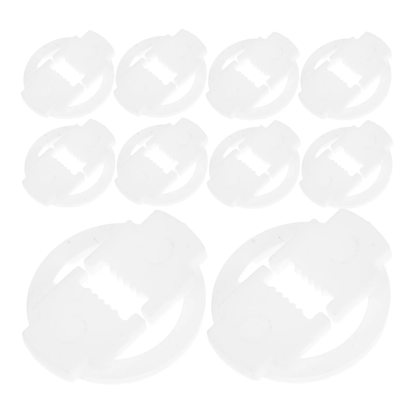 

100Pcs Versatile Plastic Cable Holder Clips for Home and Outdoor Use Secure Grip and Sleek Design for Various Cables