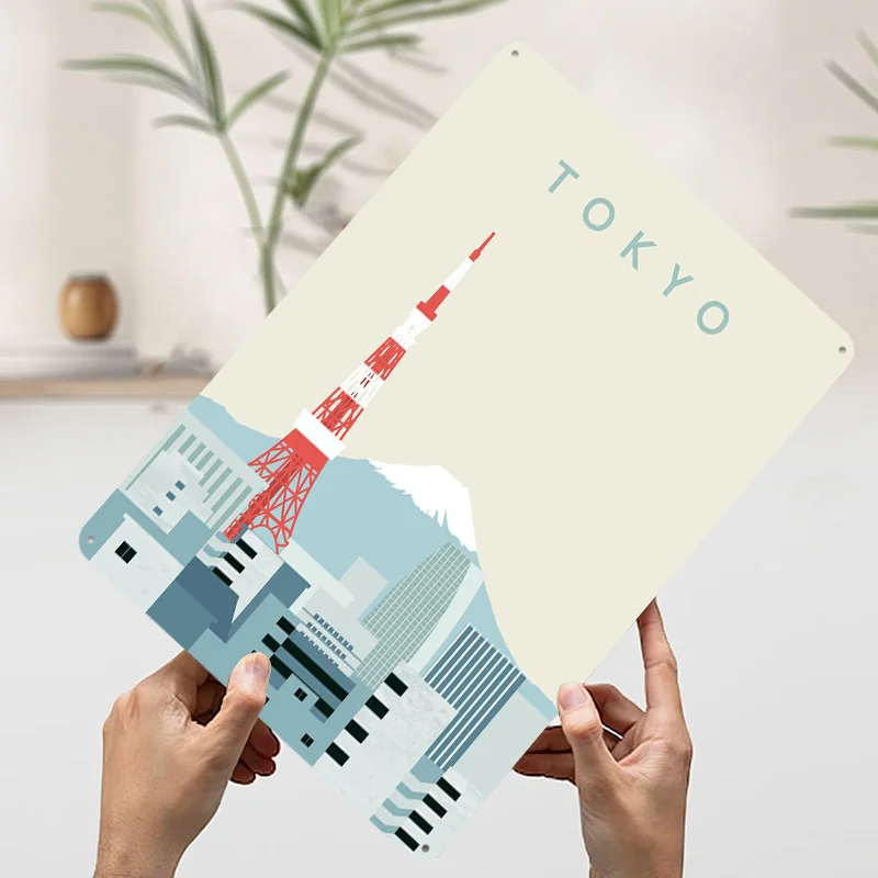 Plakat Tokio Retro Drukowany 3 – Retro Gaming Gifts For Men recenzja i cena
