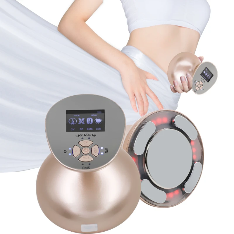 

Perfect Idea Cavitation Body Slimming Equipment Fat Burning Device RF Ultrasonic EMS Weight Lose Beauty Instrument