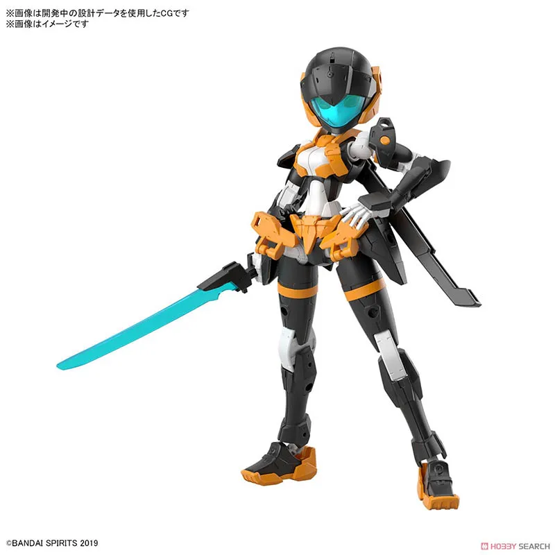 Bandai Original 30 MINUTES MISSIONS Anime Figure Acerby 1/144 EXM-H15D Action Figure Assembly Model Gift Collectible