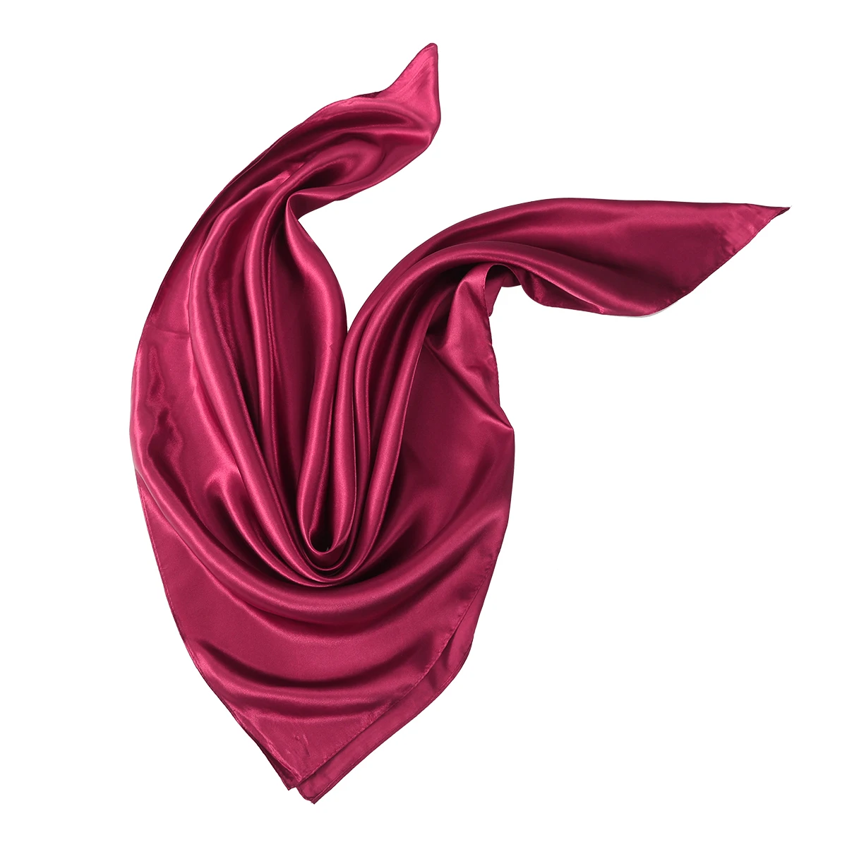 90Cm Large Satin Scarf Hijab Scarf Women Silk Satin Headband Hair Scarves Bandana Women Silk Square Scarf Hair Accessories