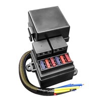 Waterproof 12V Relays Fuses Box Set with Pre Wired Design Suitable for Car Trucks Boats & Marine Automotive Applications