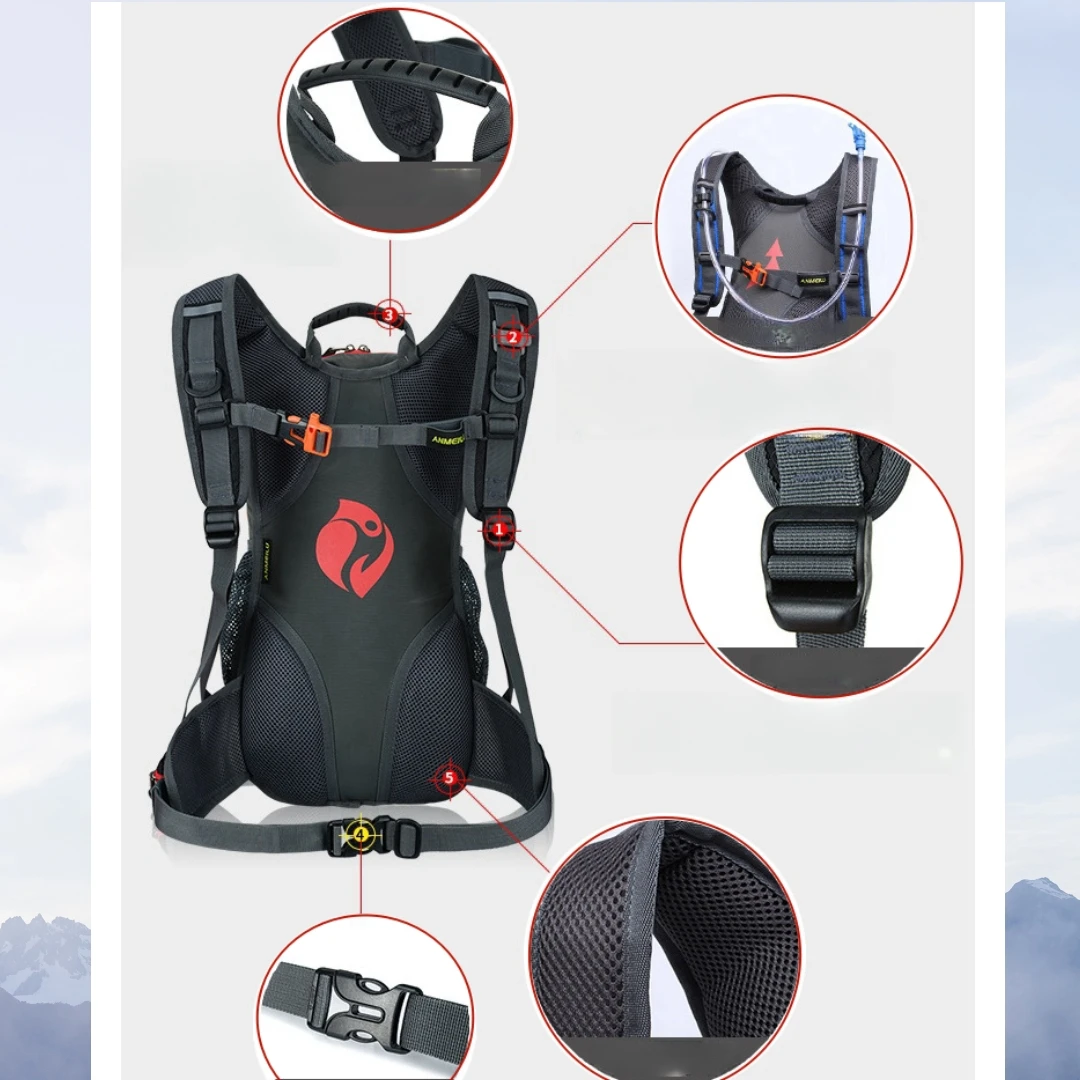 Cycle Riding Backpacks Running Bag Bicycle Rucksacks for Outdoor Sports Hiking Walking Trekking Camping Waterproof Light Bags