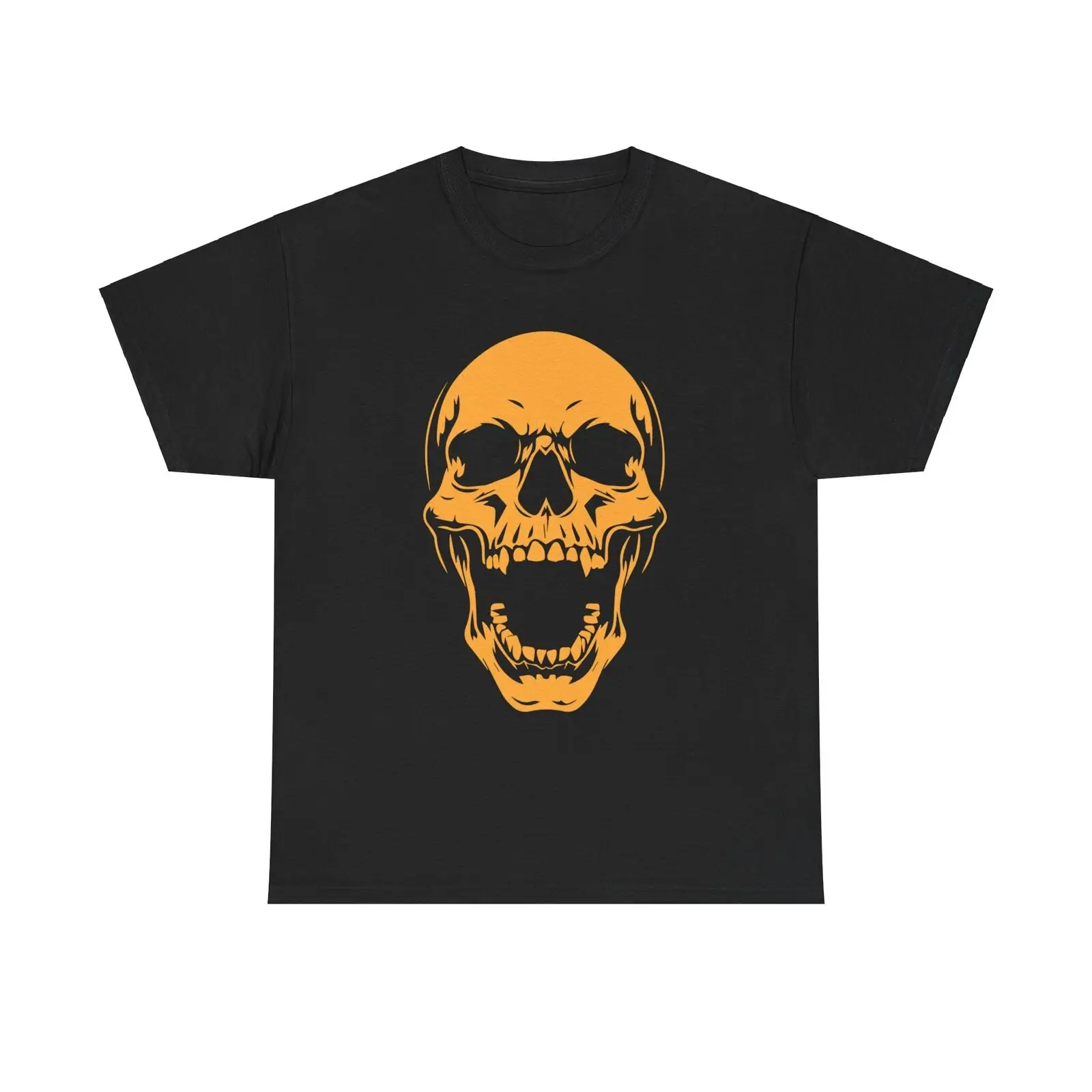 

Golden Scream T-Shirt - skull halloween macabre gothic death rock aesthetic art