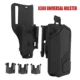 Funda táctica ajustable para Airsoft con linterna X300U-A, riñonera resistente y sistema QLS