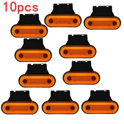 10pcs/4pcs 12V-24V Truck Side Marker Light LED Trailer Lights Reflector Bus Van Clearance Lights For DAF truck For Isuzu