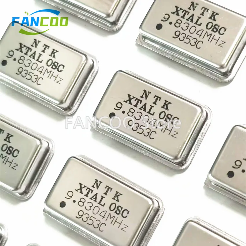 5pcs 9.8304MHZ 9.8304 9.8304M Crystal Oscillator Active OSC DIP-4 Rectangle Full Size 3.3V 5V