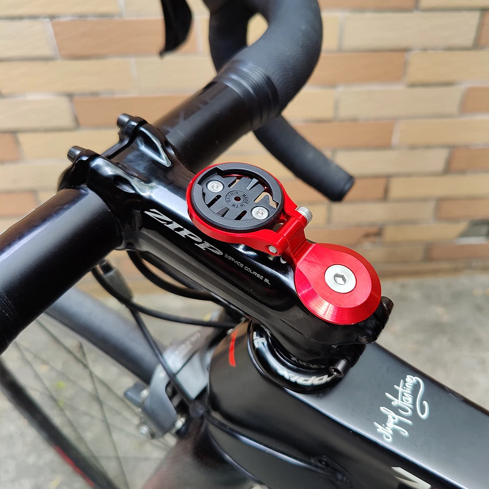 Garmin-Edge道路サイクリングステムマウント、調整可能なアウトフロント、自転車コンピューターマウント、wahoo brytonと互換性があります