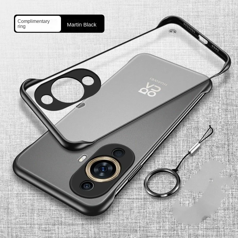 For Huawei Nova 11 10 9 8 7 Pro Case Hard PC Transparent With Ring Protective Back Cover Case For Huawei Nova 9 7 Se Phone Shell