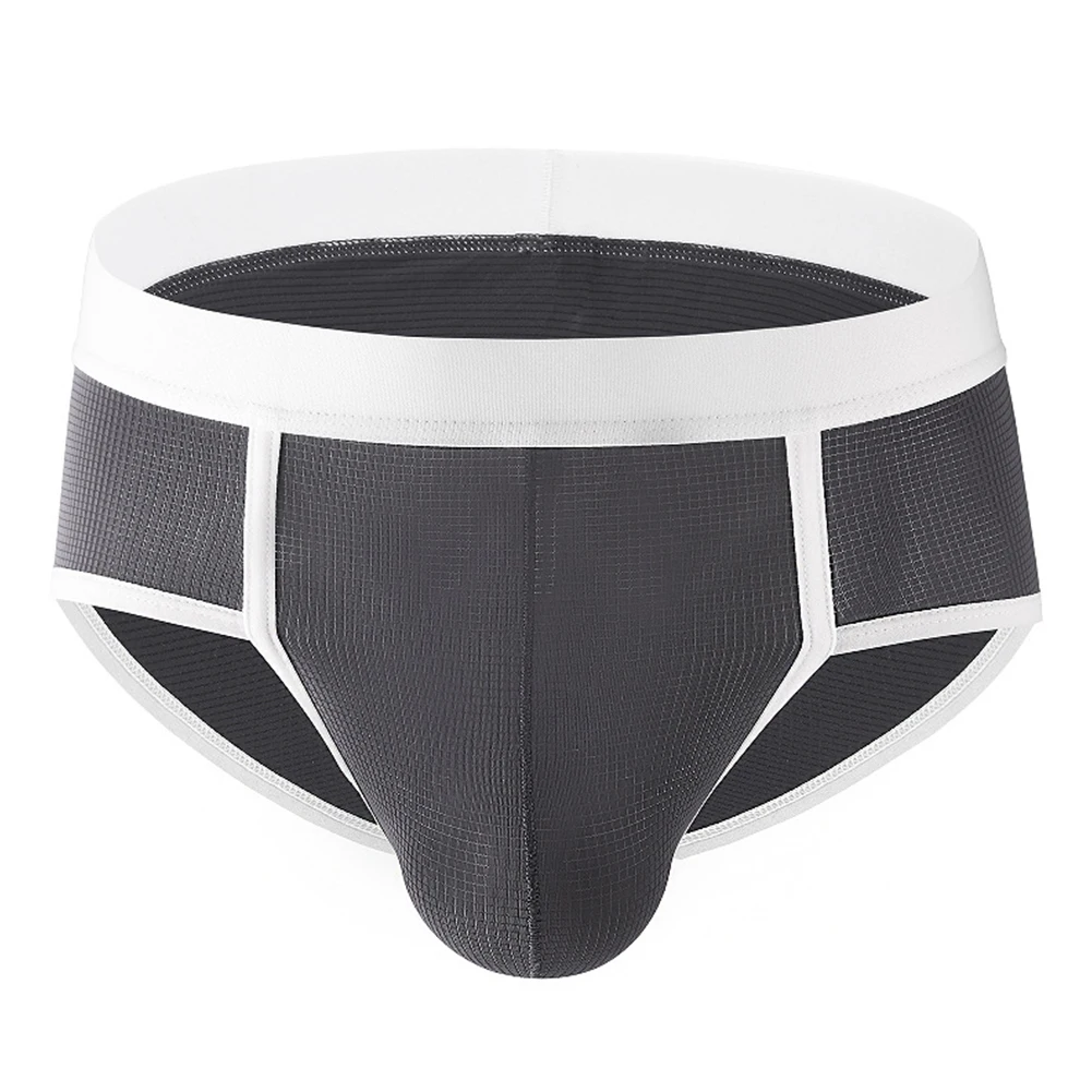

Базовое спортивное мужское нижнее белье с низкой посадкой и выпуклостью, дышащие сексуальные эластичные трусы, бикини, нижнее белье, мужское нижнее белье