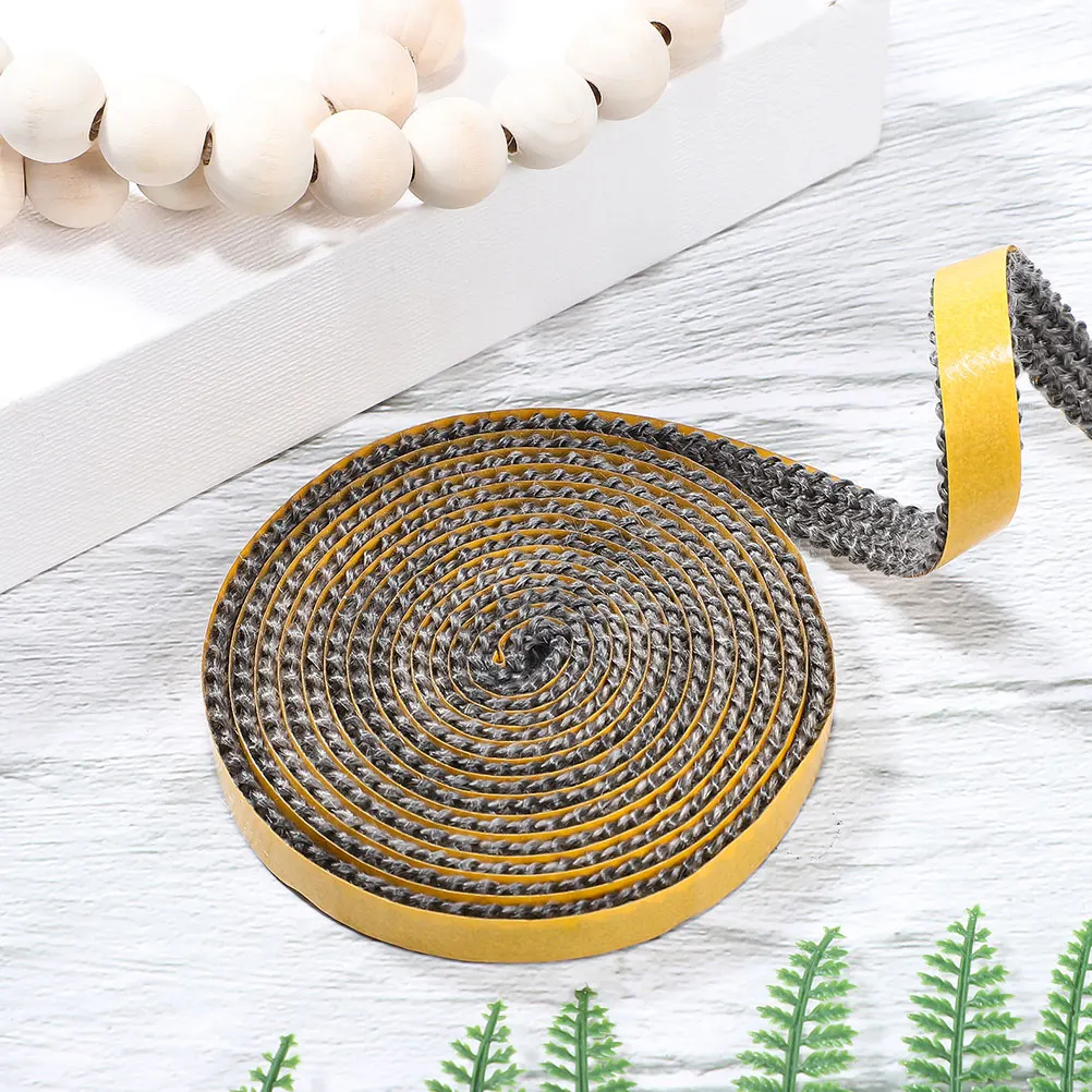 Flat Design Stove Door Seal Pellet Rope Fire Rope Wood Burning Stove Glass Resistant Sealant Strip Self Adhesive
