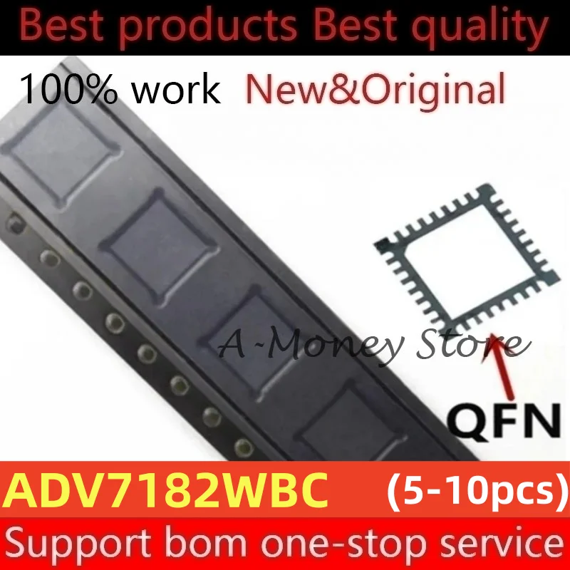 

(5-10 шт.) ADV 7182WBC ADV7182WBCS QFN-32