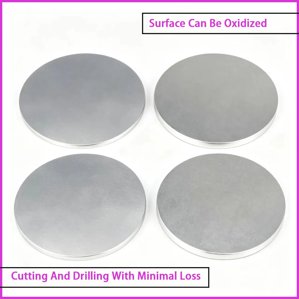 Aluminum Alloy Round Plate 50‑200mm Diameter Solid Metal Disc for Equipment Panel Hardware Fittings Mechanical Processing