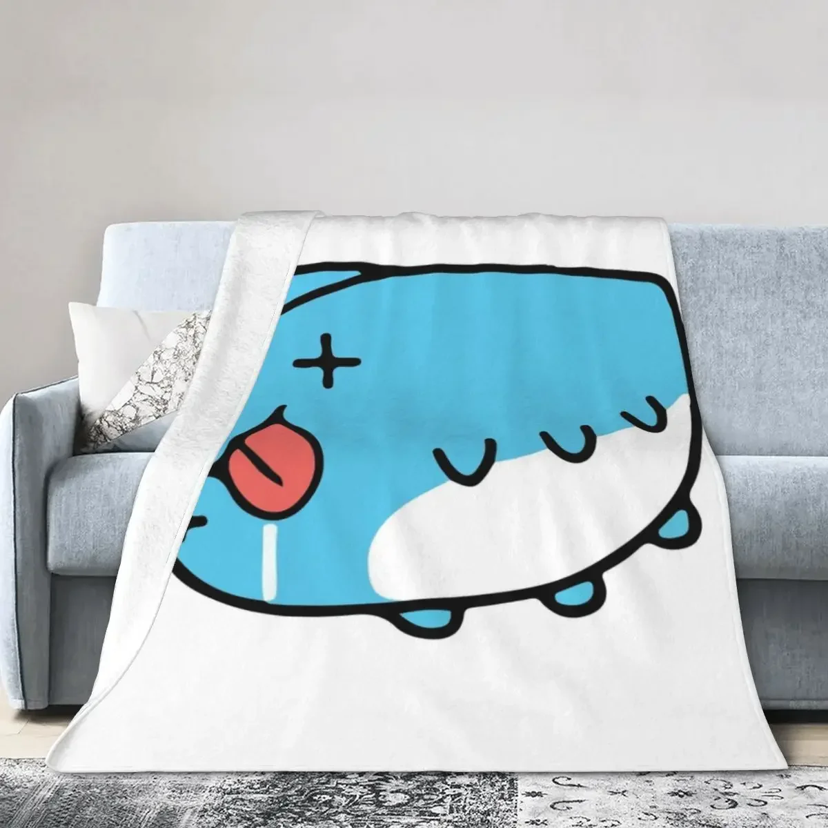 Comic Cat, Bug Cat Capoo Blanket Soft Warm Flannel Throw Blanket Bedspread for Bed Living room Picnic Travel Home Sofa