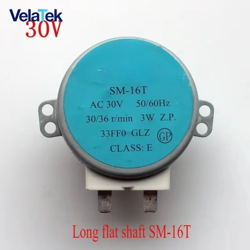 Microwave Oven Turntable Synchronous Motor SM16E 16T, Flat Stirring Tray Replacement Motor