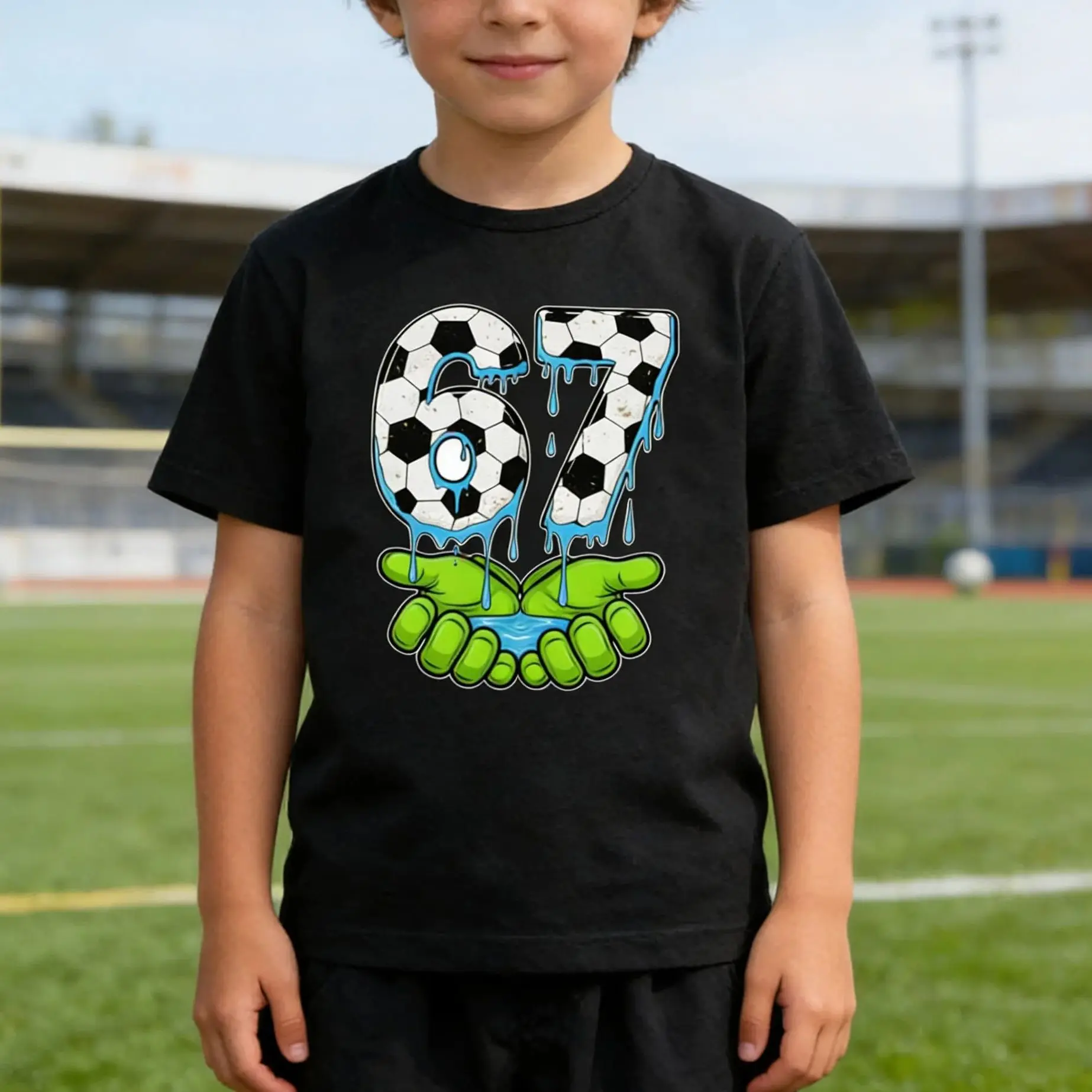 67 T Shirt Kids For Girls 6 7  boys summer clothing six seven children tops baby Short Sleeve Parent child cotton Tshirt